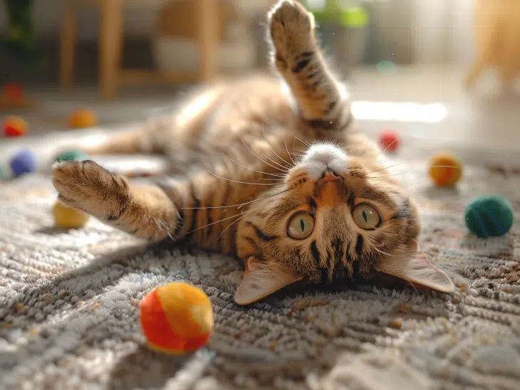 Pourquoi mon chat se rouletil par terre ? Comportement félin décrypté Syntonie Animale