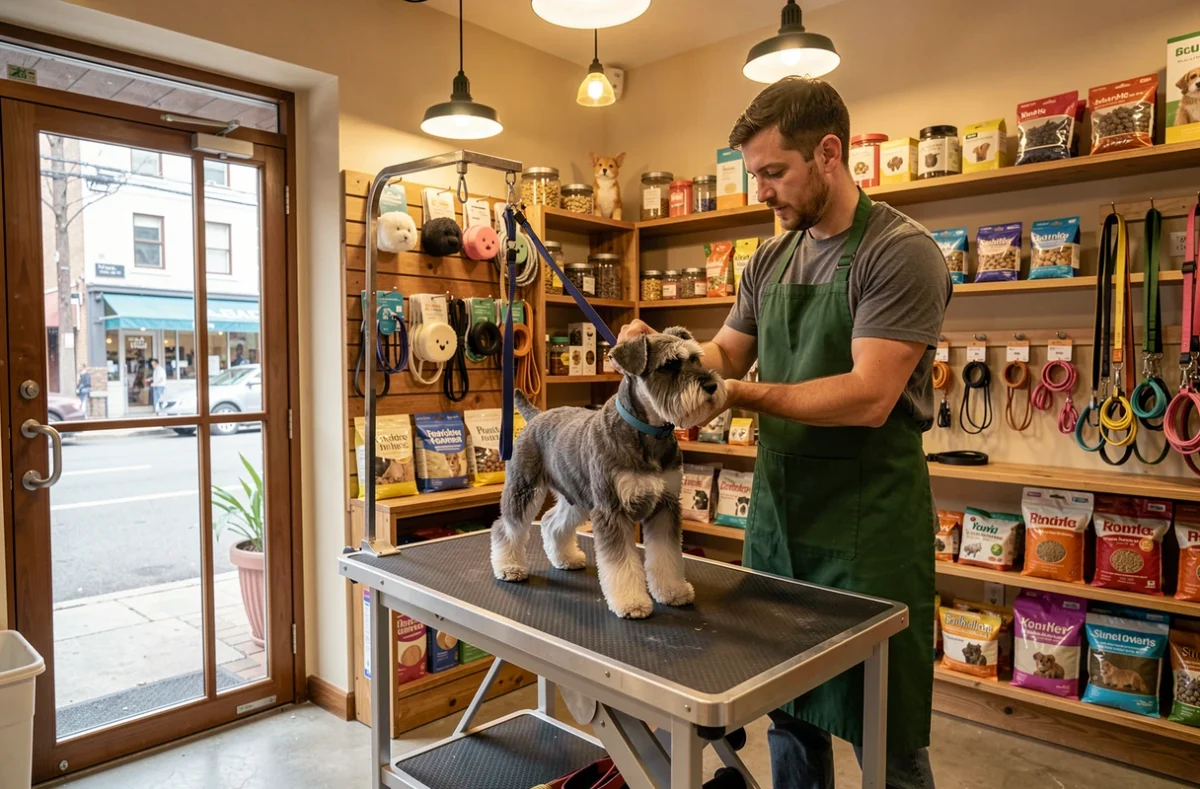 Au Toutou Shop, espace de toilettage et boutique d'accessoires pour chiens