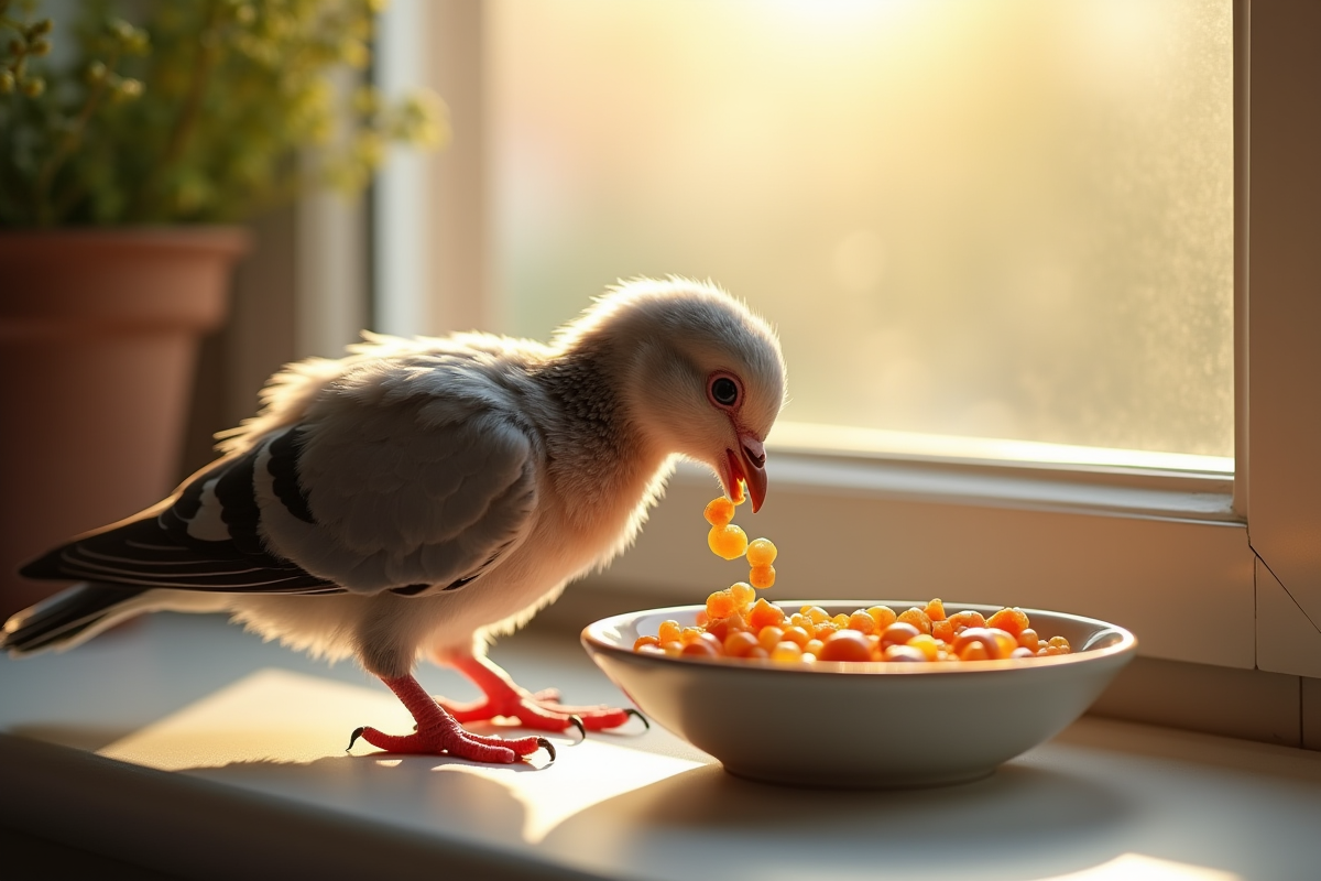 bébé pigeon