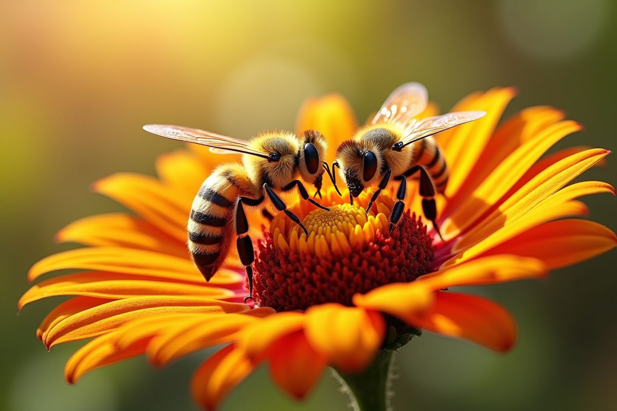 guêpes abeilles