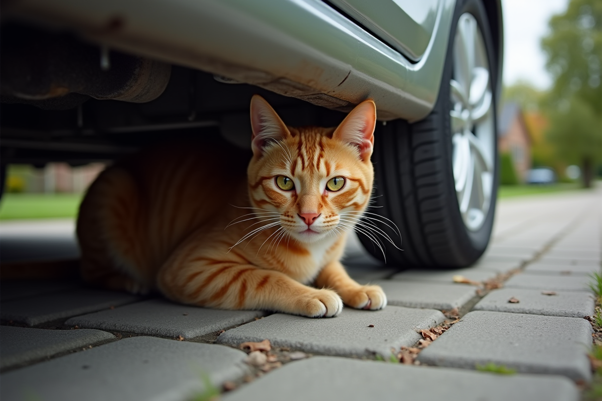 chat coincé