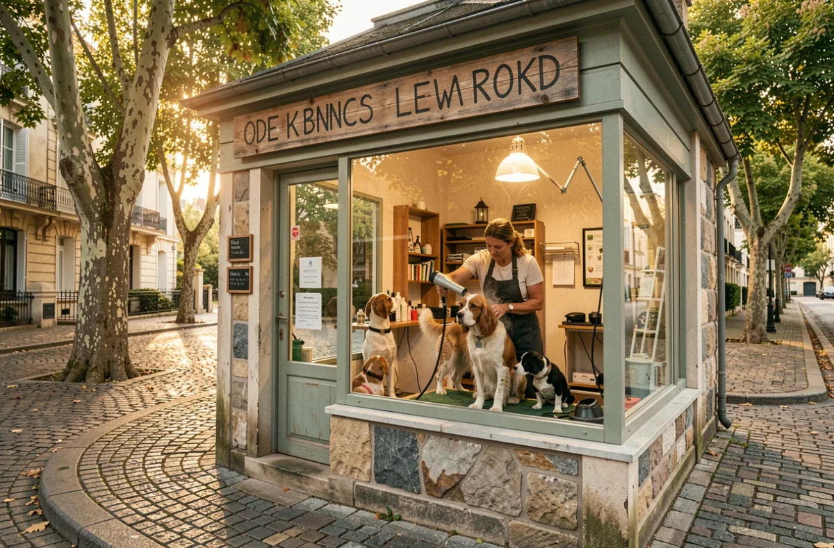 Toilettage de Bougival, salon de toilettage dans une rue pittoresque en banlieue parisienne